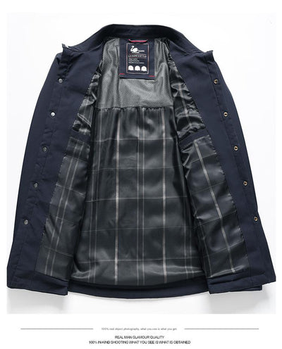 Chaqueta Acolchada Corta para Hombre - Abrigo Cálido y Elegante para Otoño Invierno - Image 16