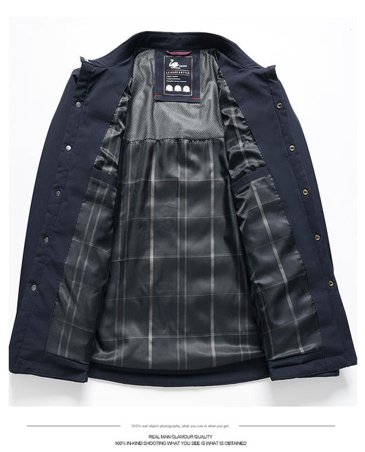 Chaqueta Acolchada Corta para Hombre - Abrigo Cálido y Elegante para Otoño Invierno - Image 16