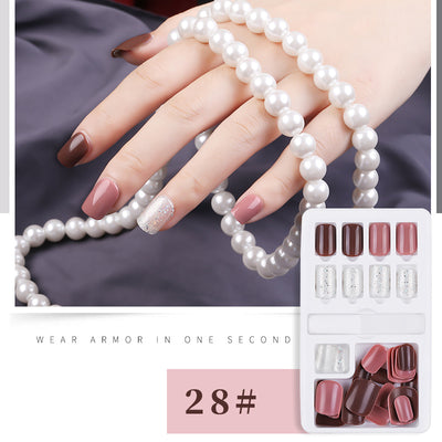 Set de 30 Uñas Postizas Desprendibles - Cobertura Completa para Decoración - Image 35