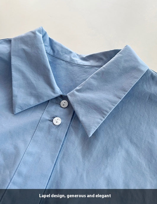 Blusa Casual Francesa de Color Liso para Mujer - Image 14