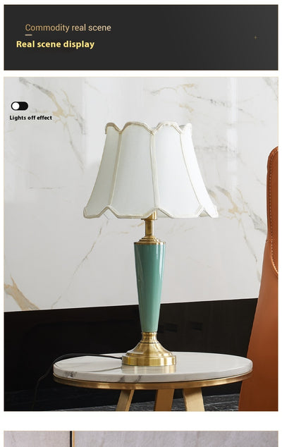 Lámpara de Mesa Cerámica para Dormitorio - Diseño Creativo Moderno - Image 13