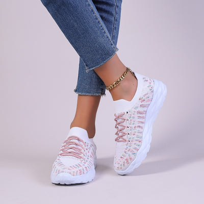 Zapatos Deportivos Tejidos para Mujer Talla Grande - Comodidad y Estilo - Image 11
