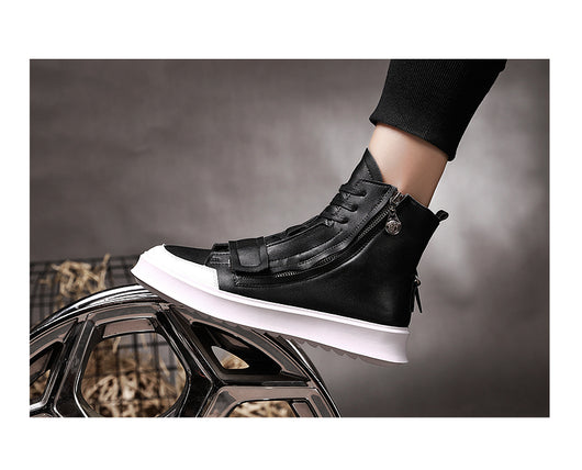 Botas de Invierno para Hombre en Cuero PU - Botines Cálidos y Resistentes - Image 4