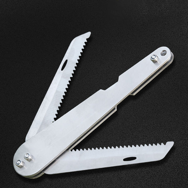 Cortador de Maleza Acuática Plegable en Acero Inoxidable para Pesca