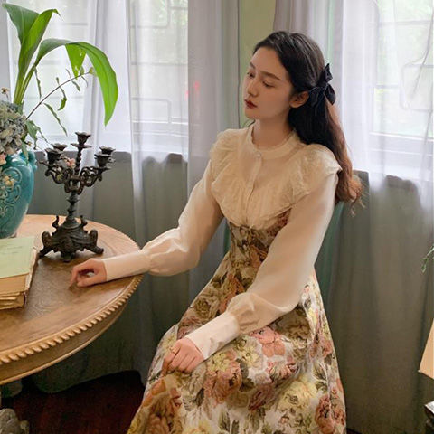 Falda Pantalón con Tirantes Estilo Retro Francés - Image 10