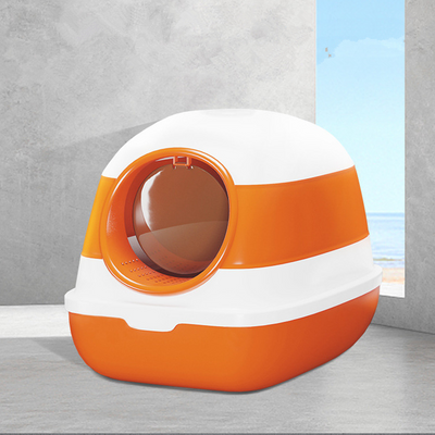 Arenero Plegable Cerrado para Gatos - Diseño Compacto y Higiénico