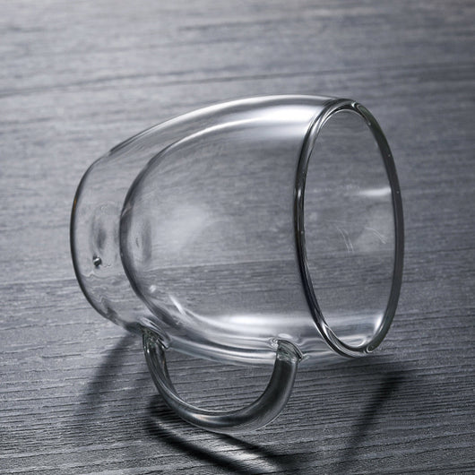 Taza de Café Térmica de Vidrio Borosilicato Doble Capa con Asa - Image 30