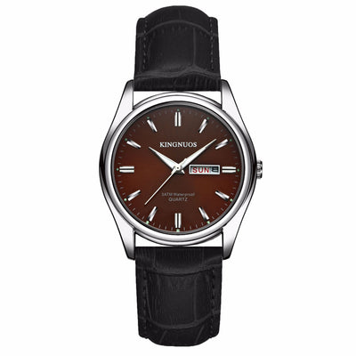 Reloj Dual Calendario para Hombre y Mujer Resistente al Agua Cuarzo Preciso - Image 15