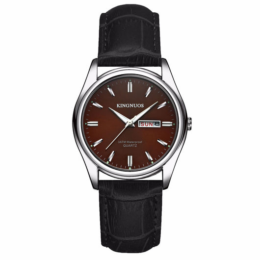 Reloj Dual Calendario para Hombre y Mujer Resistente al Agua Cuarzo Preciso - Image 15