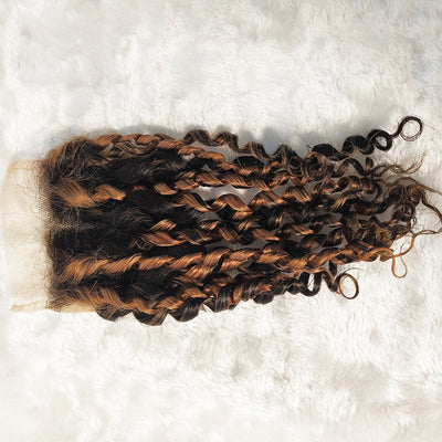 Bloque de Color para Cabello Brasileño con Encaje - Image 6