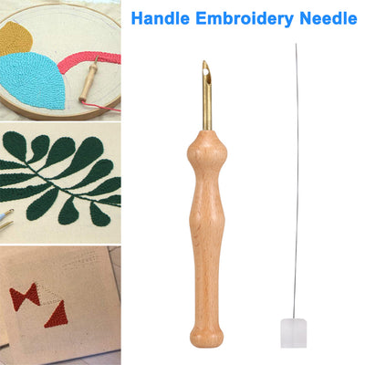 Kit de Bordado Poke con Agujas de Madera Artesanal - Image 3