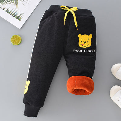 Pantalones Cálidos Acolchados de Felpa para Niña - Image 8