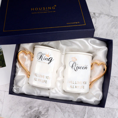 Taza de Cerámica para Parejas Kiss - Regalo Romántico para San Valentín - Image 10
