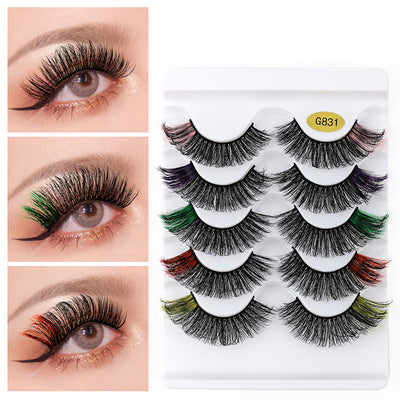 Pestañas Postizas 3D Volumen Natural - Pack 5 Pares