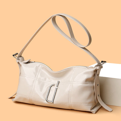 Bolso Crossbody de Cuero Wax Oil Suave - Estilo Pillow Bag - Image 4