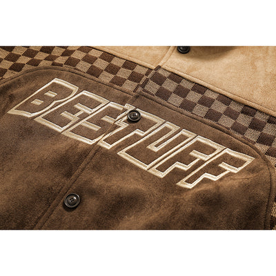 Chaqueta Cardigan Hip-Hop Cuadros con Cuello Tipo Polo - Image 6