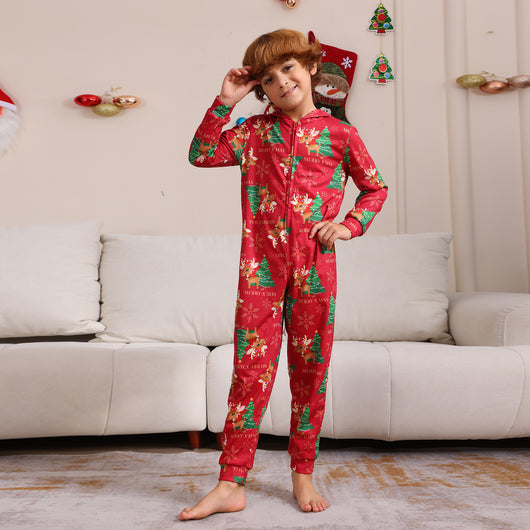 Conjunto Navideño Familiar de Pantalones Largos para Niños y Niñas - Image 21