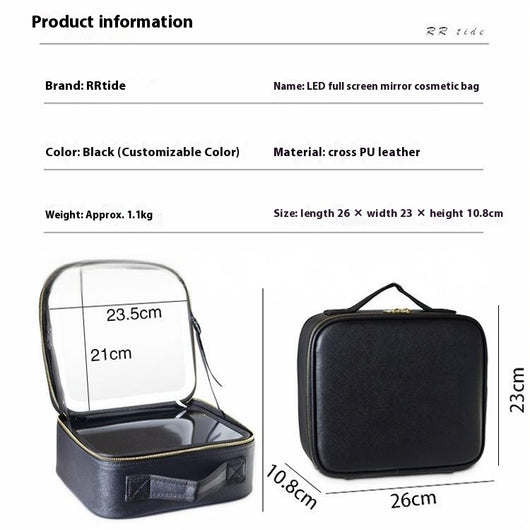 Maletín de Maquillaje Profesional con Espejo LED y Gran Capacidad de Almacenamiento - Image 29