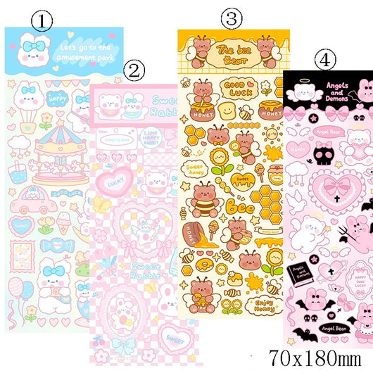 Agenda Notebook PVC Impermeable con Stickers Decorativos - Image 7