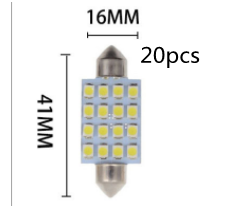 Lámpara LED de Lectura para Auto - Doble Punta 31-41mm 12SMD - Image 6