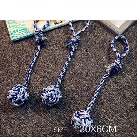 Juguete Mordedor de Cuerda de Algodón Resistente para Perros - Image 74