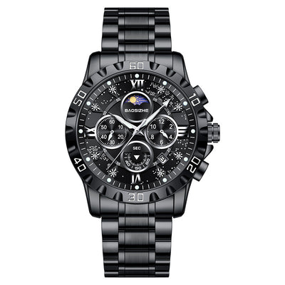 Reloj de Cuarzo Luminoso Impermeable para Hombre - Elegancia Profesional - Image 8
