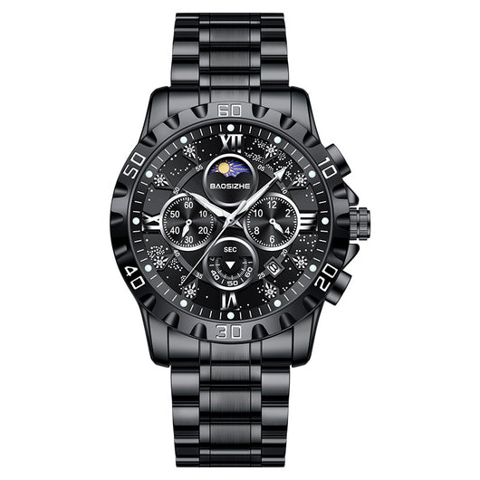 Reloj de Cuarzo Luminoso Impermeable para Hombre - Elegancia Profesional - Image 8
