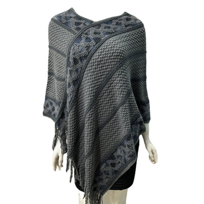 Chal Pullover Étnico con Diseño de Diamantes - Image 22