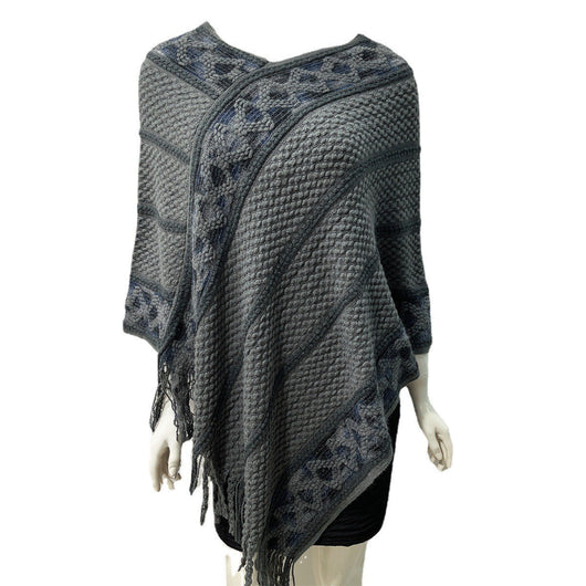 Chal Pullover Étnico con Diseño de Diamantes - Image 22
