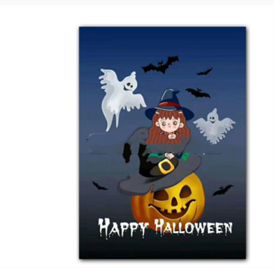 Kit de Pintura Diamante Halloween Cuadrado Completo - Bordado Punto de Cruz Cartoon - Image 4