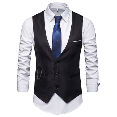 Chaleco Clásico Británico para Hombre Talla Grande - Image 16