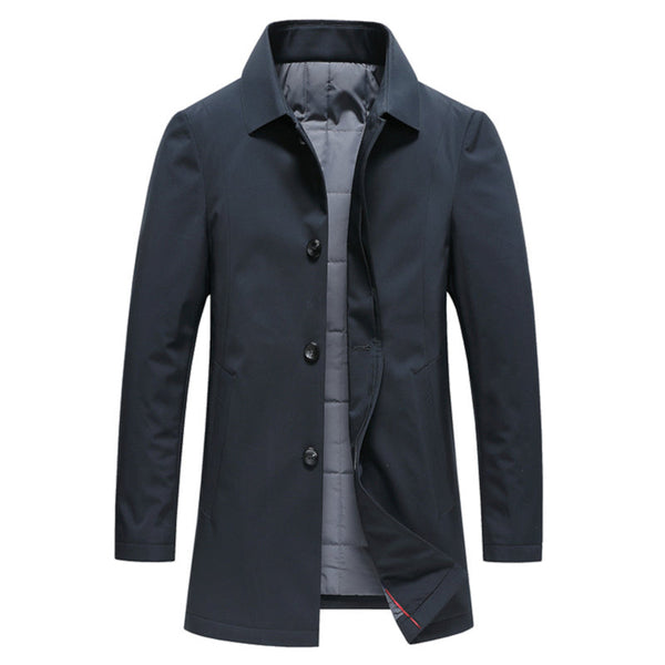 Cortavientos de Algodón Casual Talla Mediana