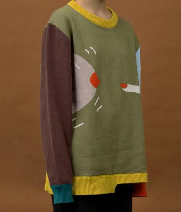 Suéter de Invierno para Mujer - Tejido 100% Algodón con Bordados, Corte Holgado - Image 7
