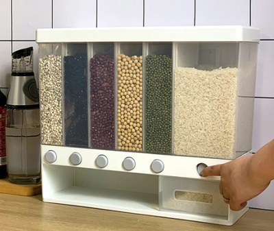 Contenedor de Arroz Montable en Pared con Diseño Moderno - Image 7