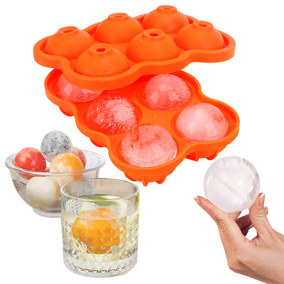 Molde de Hielo Grande de Silicona - 6 Esferas Gigantes para Whisky, Cócteles y Vino - Image 14