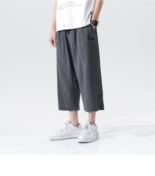 Pantalones Cortos de Lino con Botones Casuales - Image 12