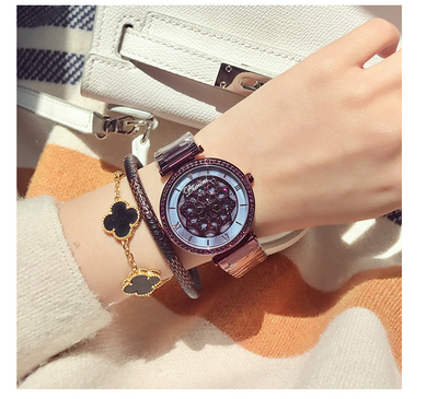 Reloj de Cuarzo para Mujer con Diamantes y Acero Inoxidable - Image 5