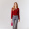 Cardigan Tejido Femenino - Abrigo Botones Elegante