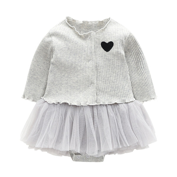 Conjunto Elegante de Falda Halter y Cárdigan de Manga Larga - Image 11
