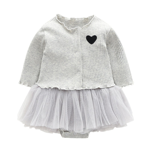 Conjunto Elegante de Falda Halter y Cárdigan de Manga Larga - Image 11
