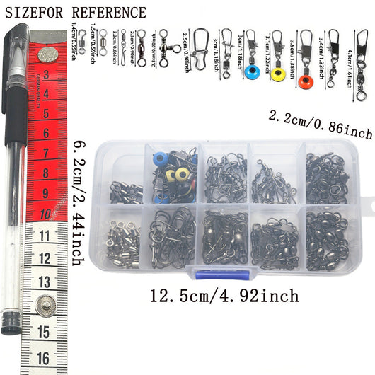 Kit de 115 Conectores Giratorios para Pesca - Agua Salada y Agua Dulce - Image 8
