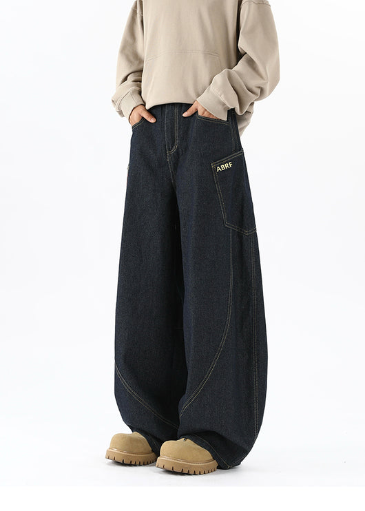 Pantalones Cargo Vaqueros con Bolsillos Grandes Diseño Retro para Hombre - Image 15