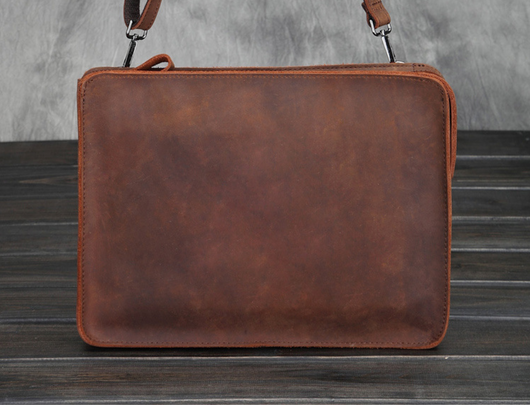 Bolso de Cuero para Hombre - Cartera Profesional de Hombro - Image 11