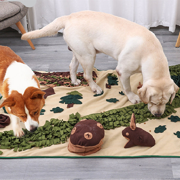 Tapete Interactivo Gigante para Perros - Juego de Olfato Anti-asfixia