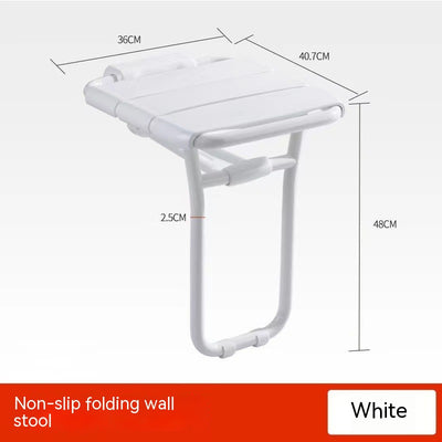 Taburete Plegable de Pared con Asiento Antideslizante - Image 6