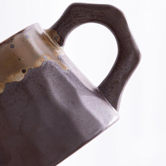 Juego de Taza y Plato de Cerámica Artesanal Estilo Japonés Retro - Image 22