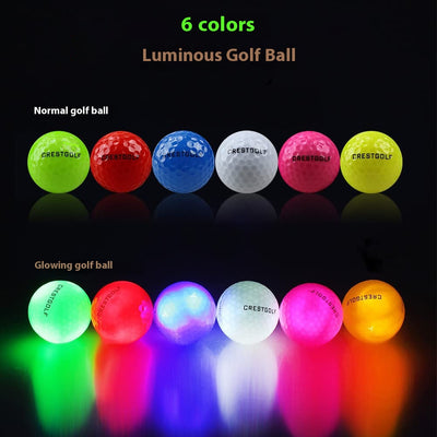 Pelotas de Golf Luminosas LED - Pack de 6 para Práctica Nocturna - Image 5