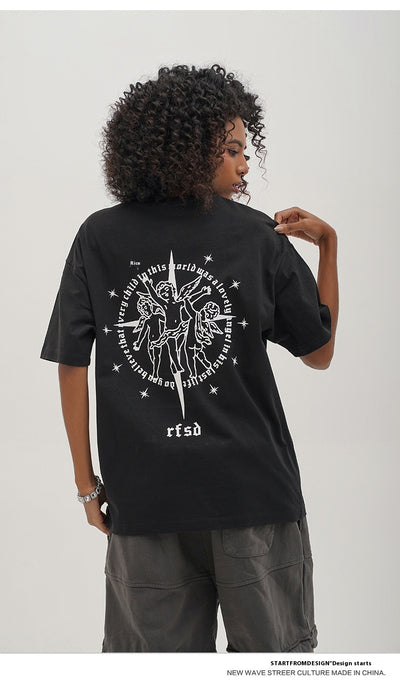 Playera Estampada Pesada de Verano Unisex - Image 13