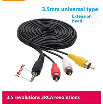 Cable de Audio y Video 3 en 1 con Conectores RCA - Decodificador TV - Image 7