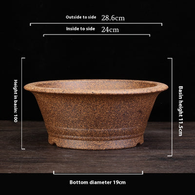 Maceta de Cerámica Refractaria para Orquídeas, Clivias y Plantas Verdes - Image 7